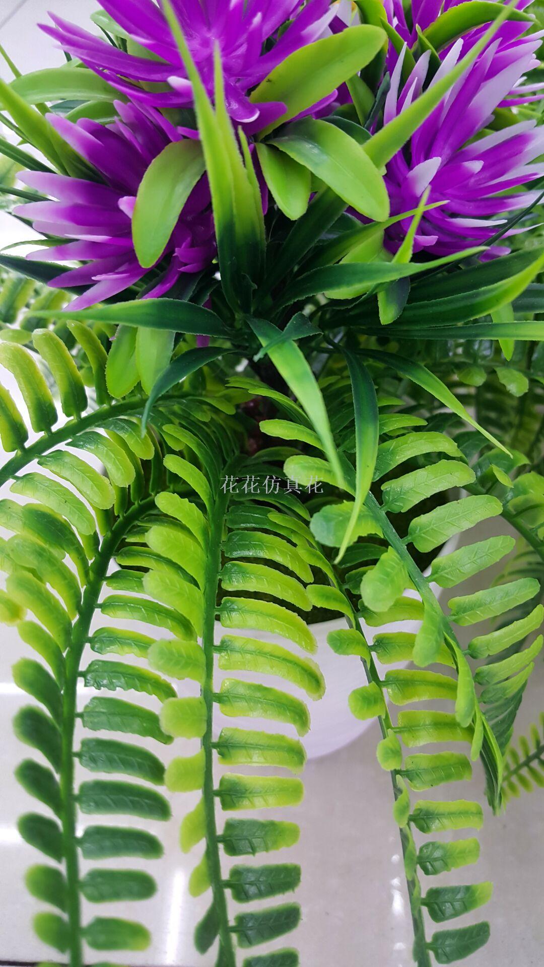 仿真盆栽实物图