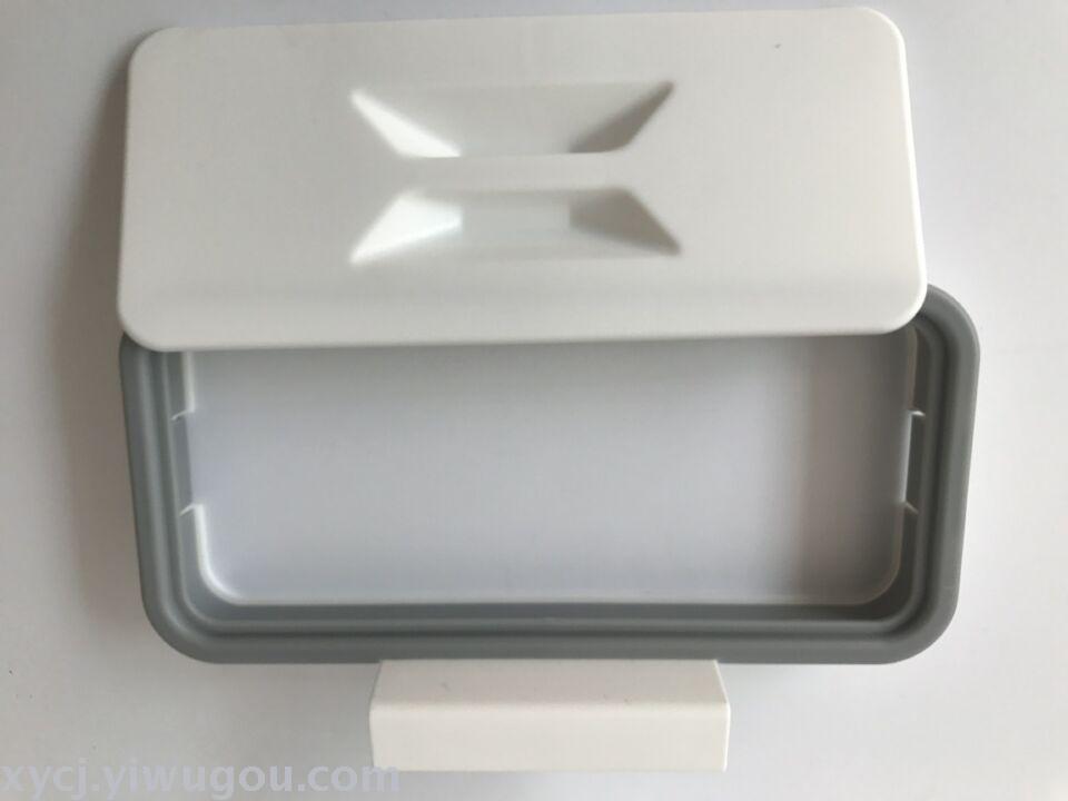 The new drawer Trash can, attached -A-Trash, is A wall-mounted kitchen rack Application Scenario