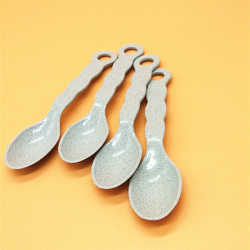 Sunshine Department Store 211 Bag Wheat Fragrance Spoon for household children and babies feeding. The wheat fragrance spoon is heat-insulating, shockproof and scald-proof details Picture