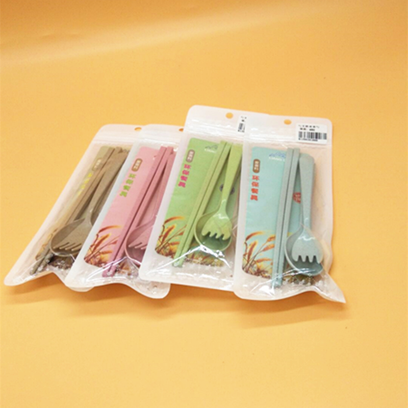 Sunshine Department Store bagged spoons, forks, chopsticks, wheat fragrance spoons, household children's feeding wheat fragrance spoons, heat insulation, anti-drop and anti-scald