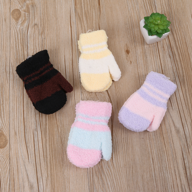 Hyatt Rabbit 2017 new winter comfortable warm gloves knit gloves Children's gloves thumbnail