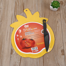 厨房西红柿形状塑料菜板健康分类带刀砧板套装婴儿辅食砧板