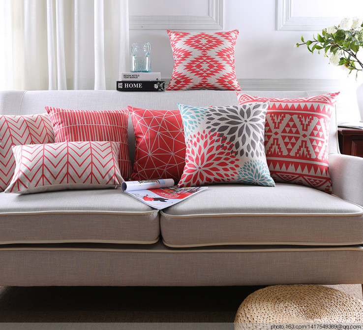 Post-wave throw pillows, pillow cores, cushions, pillow cores, pillow covers, bedding Specification image
