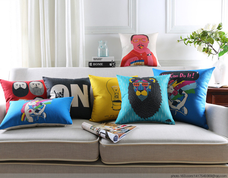 Post-wave throw pillows, pillow cores, cushions, pillow cores, pillow covers, bedding