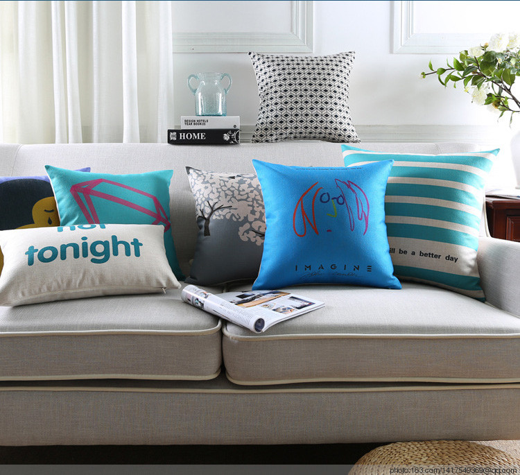 Bedding, throw pillows, pillow cores, cushions, pillow cores, pillow covers Specification image