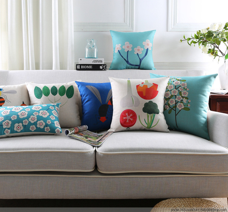 Post-wave throw pillows, pillow cores, cushions, pillow cores, pillow covers, bedding Application Scenario