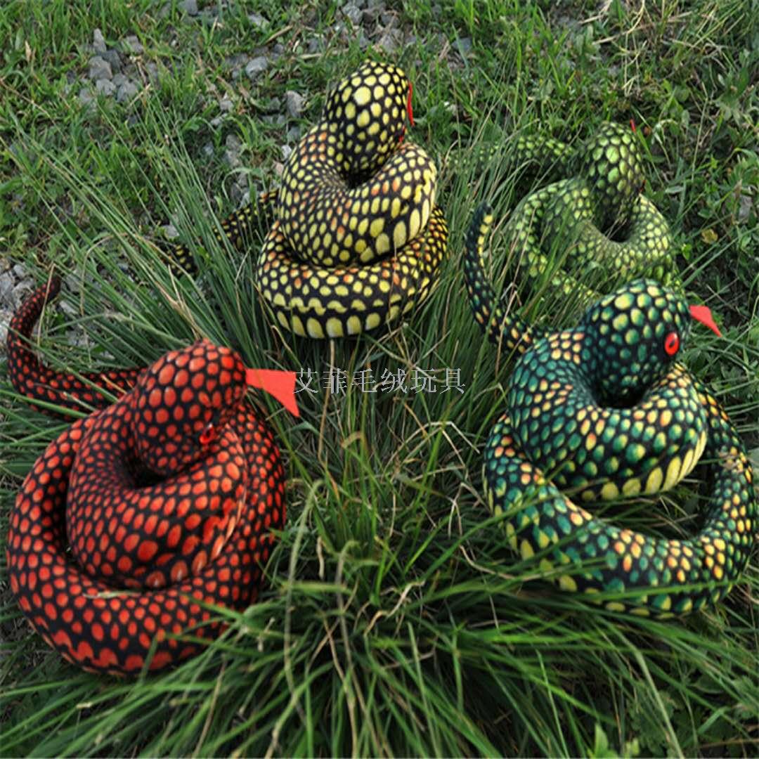 仿真盘蛇整蛊创意恶搞道具礼物毛绒玩具