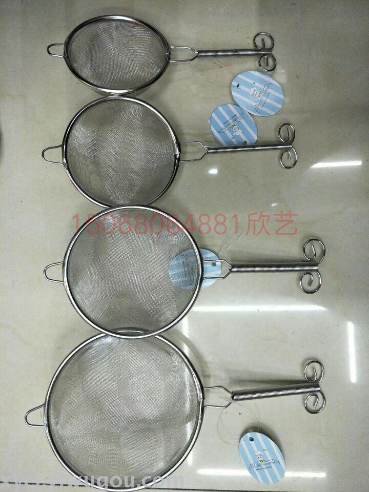 Stainless steel fence nets are used to scoop out the oil grilles of kitchen small tools details Picture