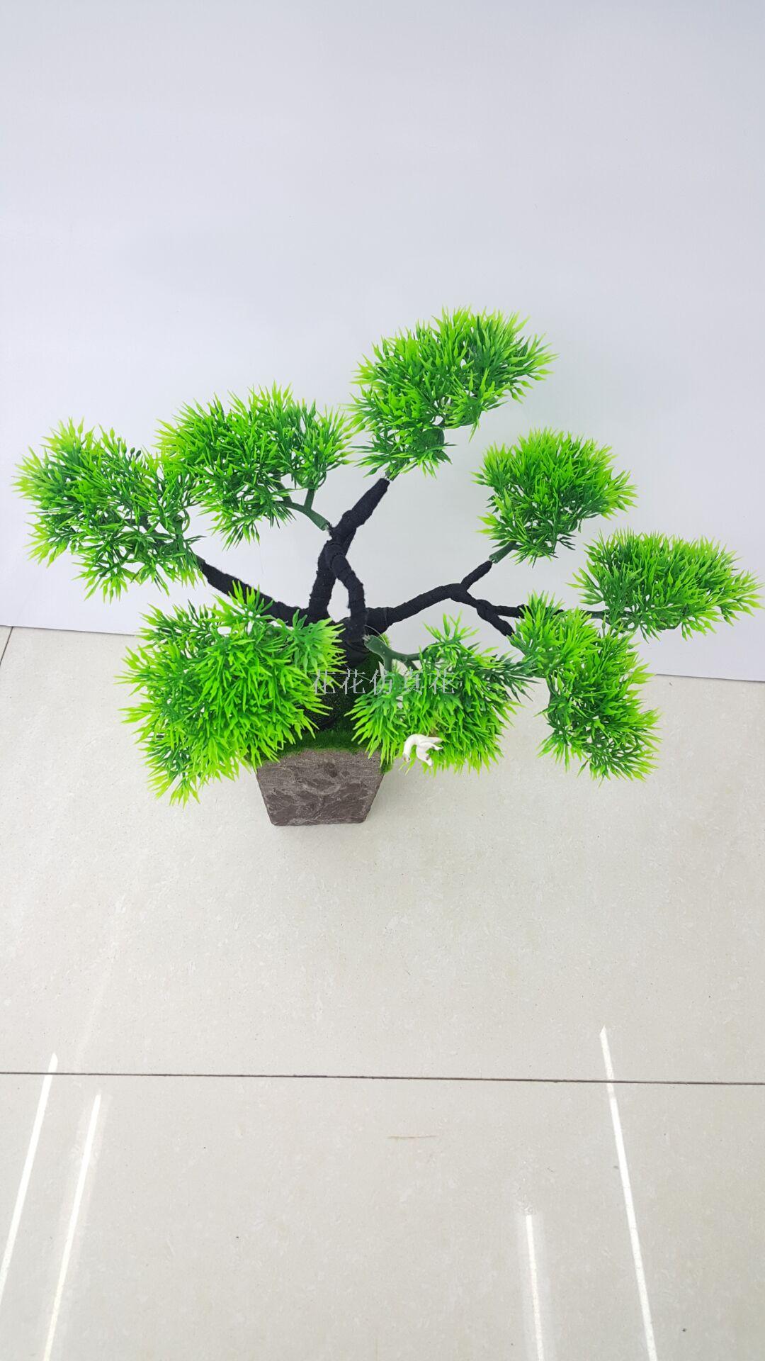 Simulation decoration stone basin guest pine decoration living room bedroom