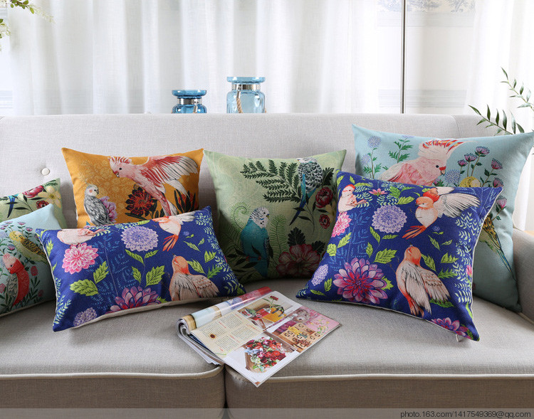 A new stylish, simple and cute cushion pillowcase with a girlish style