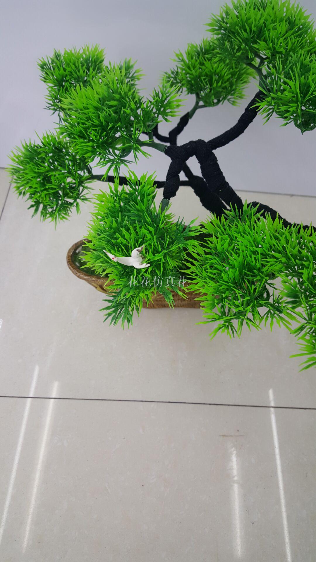 仿真盆栽实物图