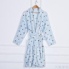 振东韩版情侣套装米奇动漫印花法兰绒成人浴袍睡袍包邮