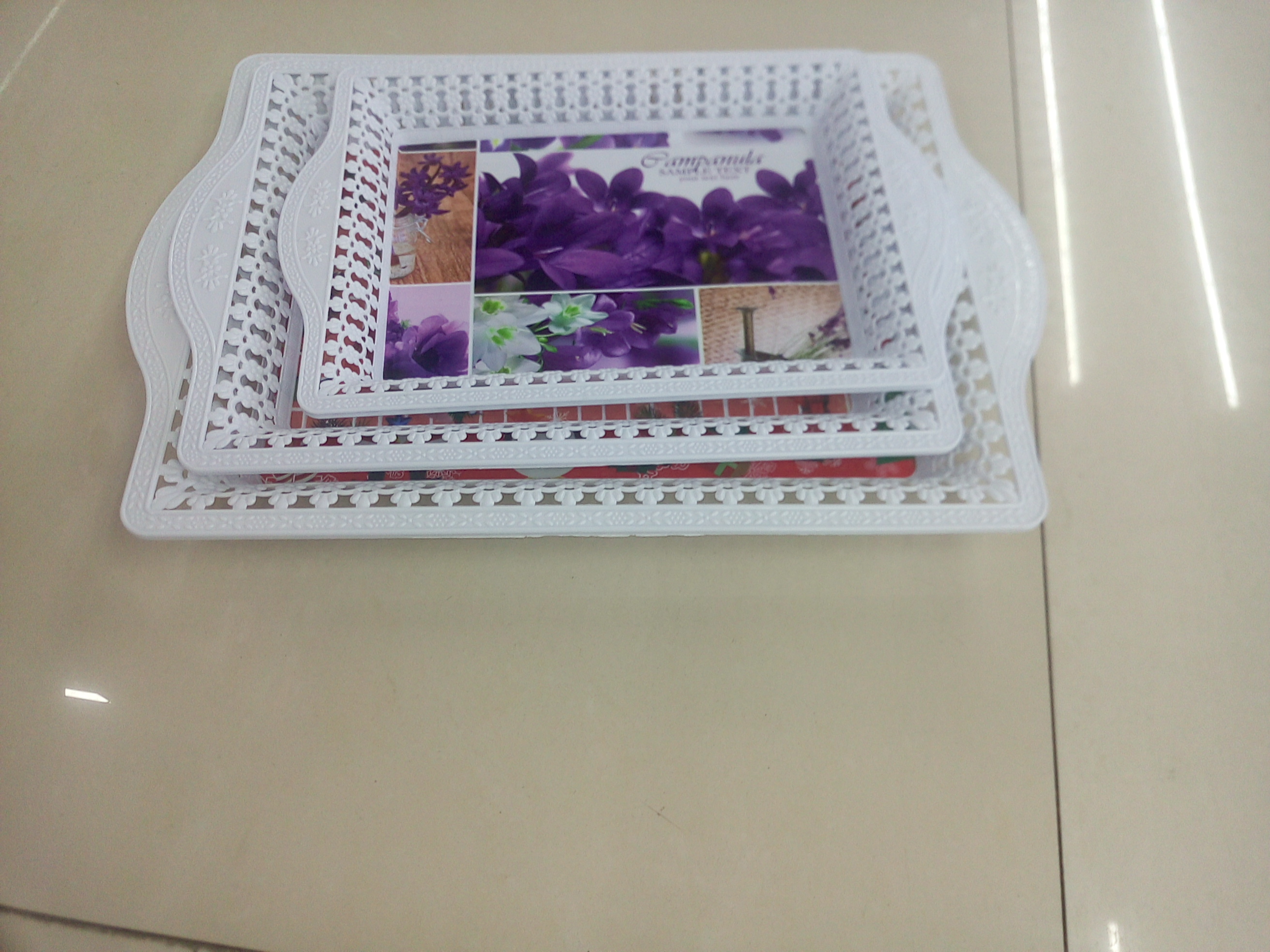 批发塑料菜箩 果蔬篮 F1-F3水果盘