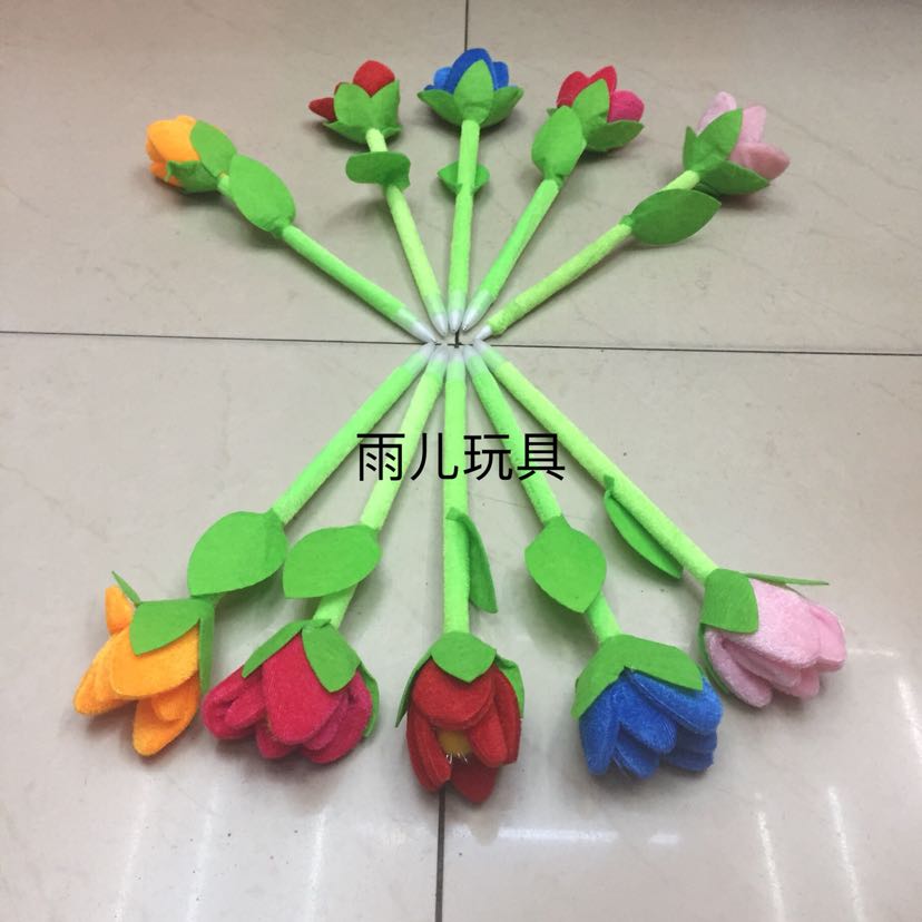 Plush pen, sunflower pen, rose pen, stationery pen, tulip pen, lily pen Application Scenario