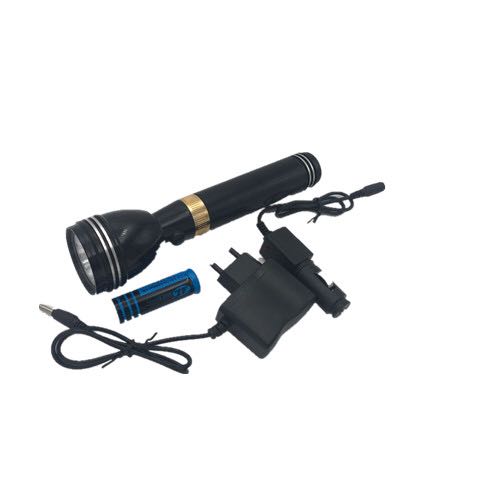 Flashlight 18650 battery with charger gift box packing Q5 bulb