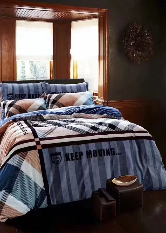 Anti-static high-density super soft warm velvet four-piece set, noble and elegant Shuji velvet bedding details Picture