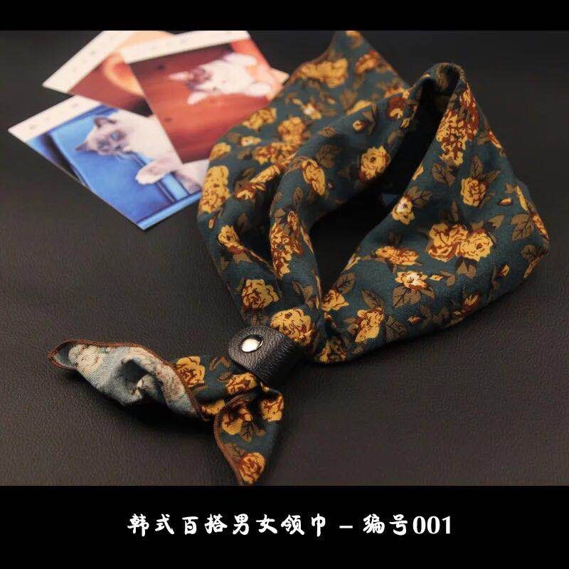 Hombre mujer versátil casual negocios versión coreana pañuelo de cuello engrosado otoño invierno corbata pañuelo cuadrado