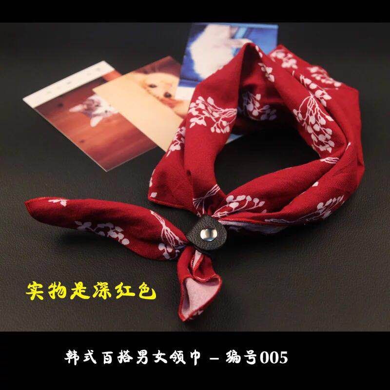 Hombre mujer versátil casual negocios versión coreana pañuelo de cuello engrosado otoño invierno corbata pañuelo cuadrado details Picture