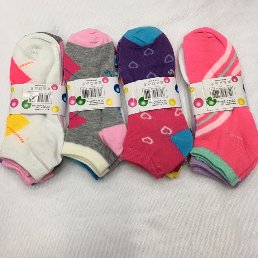Street stall women's socks, shallow top low-cut boat socks, invisible socks, light-colored student short socks, cotton socks Application Scenario