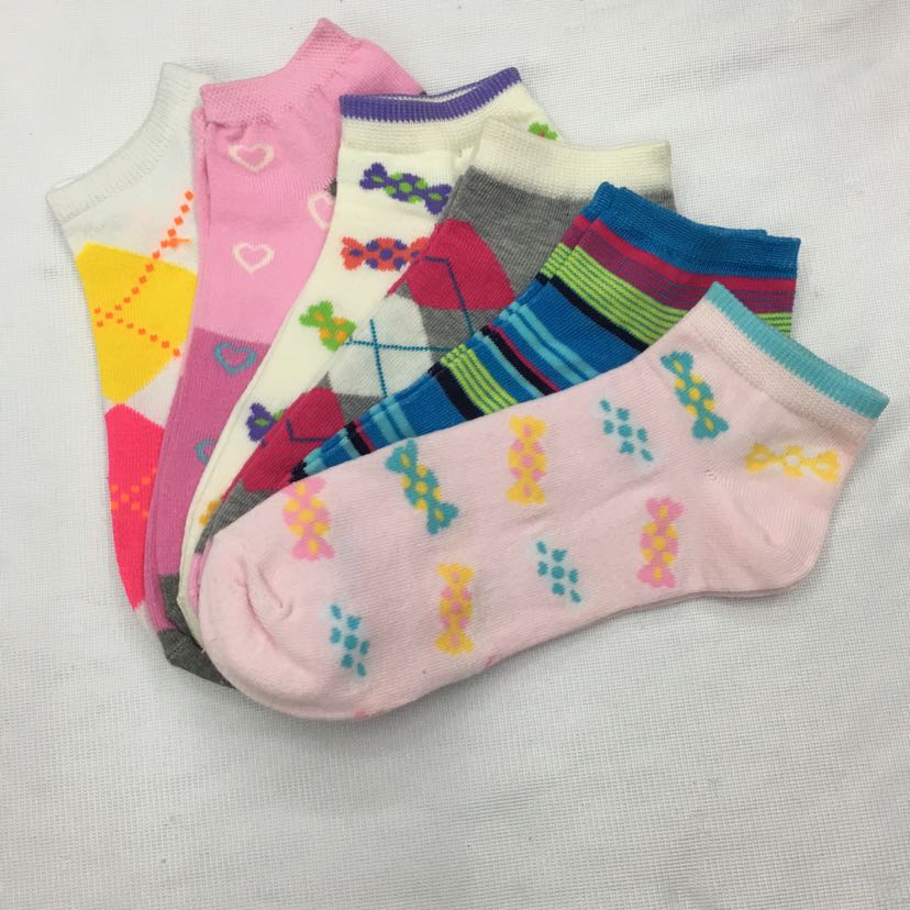 Street stall women's socks, shallow top low-cut boat socks, invisible socks, light-colored student short socks, cotton socks details Picture