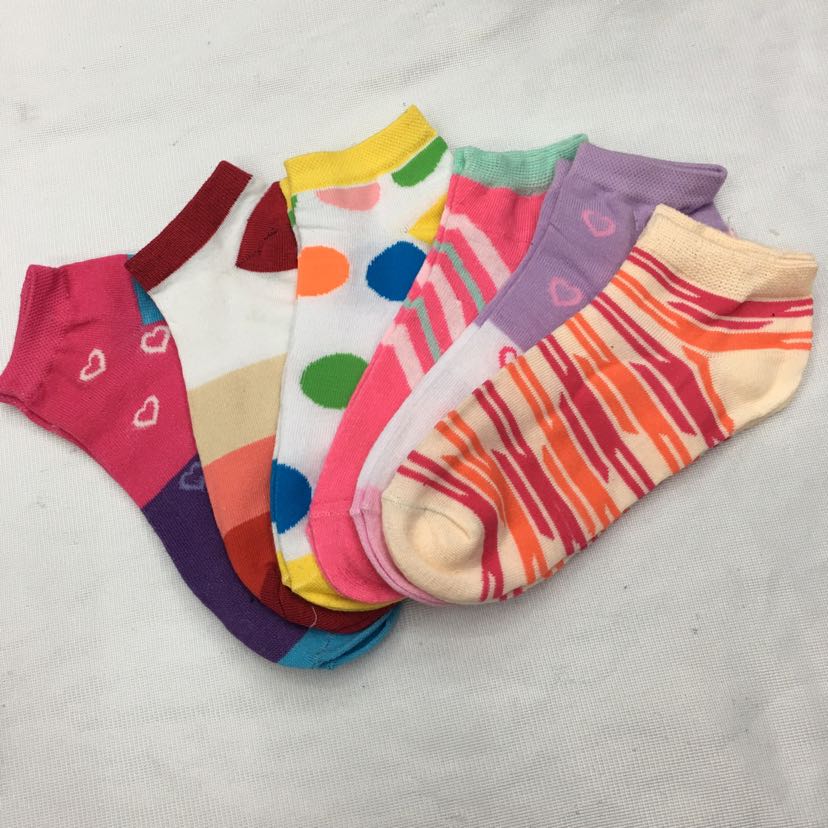 Street stall women's socks, shallow top low-cut boat socks, invisible socks, light-colored student short socks, cotton socks Specification image
