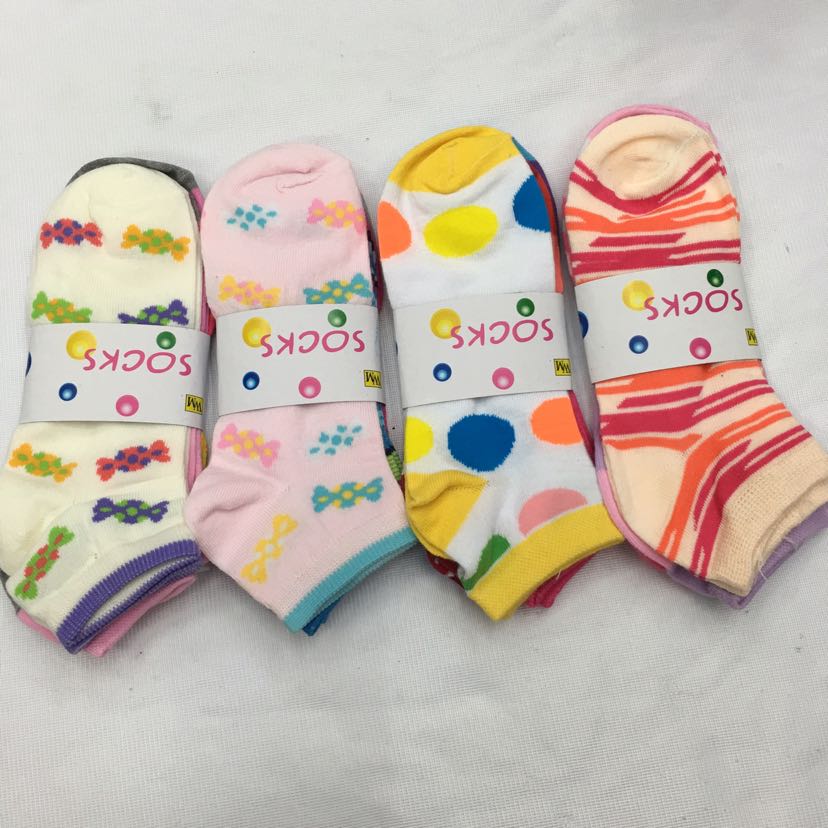 Street stall women's socks, shallow top low-cut boat socks, invisible socks, light-colored student short socks, cotton socks