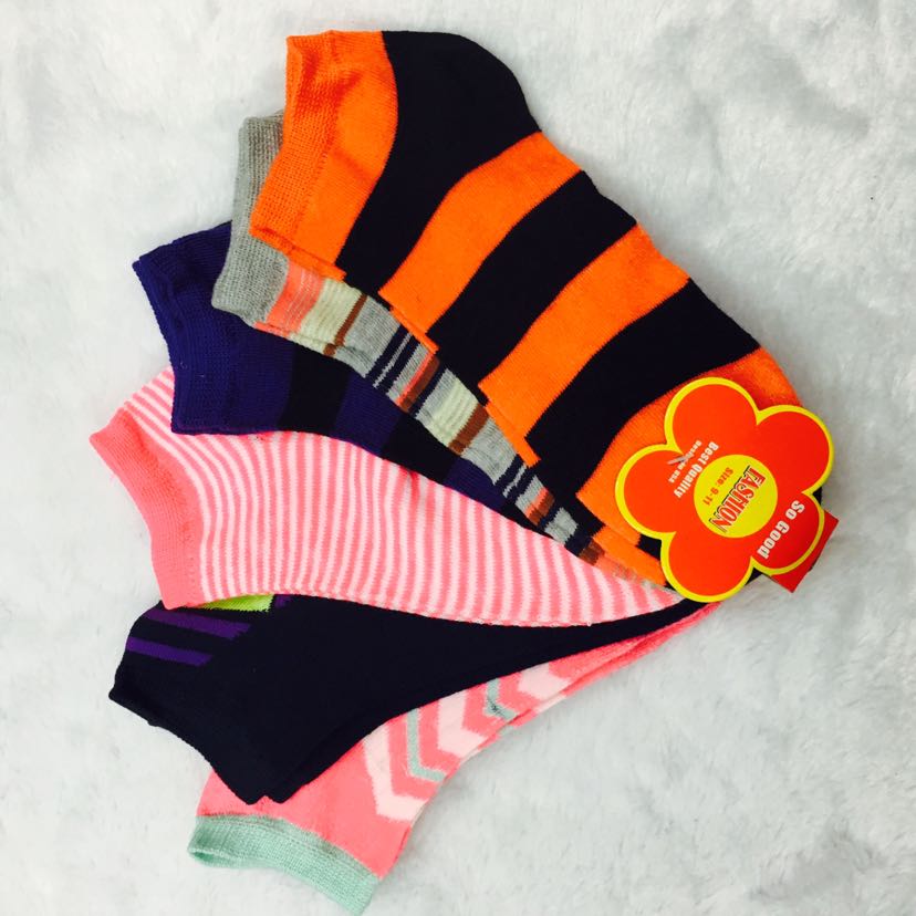 Street stall women's socks, shallow top low-cut boat socks, invisible socks, light-colored student short socks, cotton socks Specification image