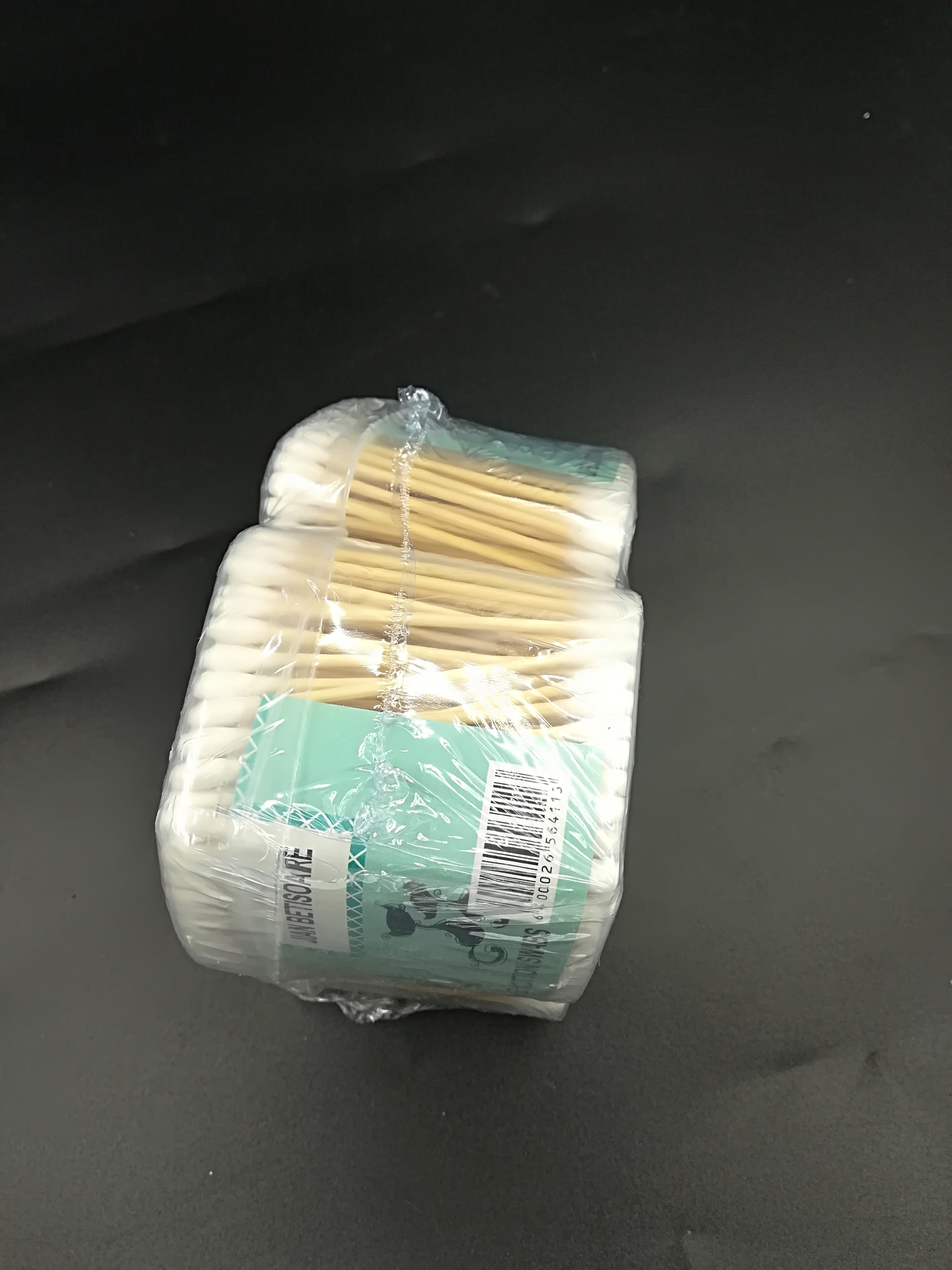 Tampon swabs Double-ended wooden swabs baby cotton swabs