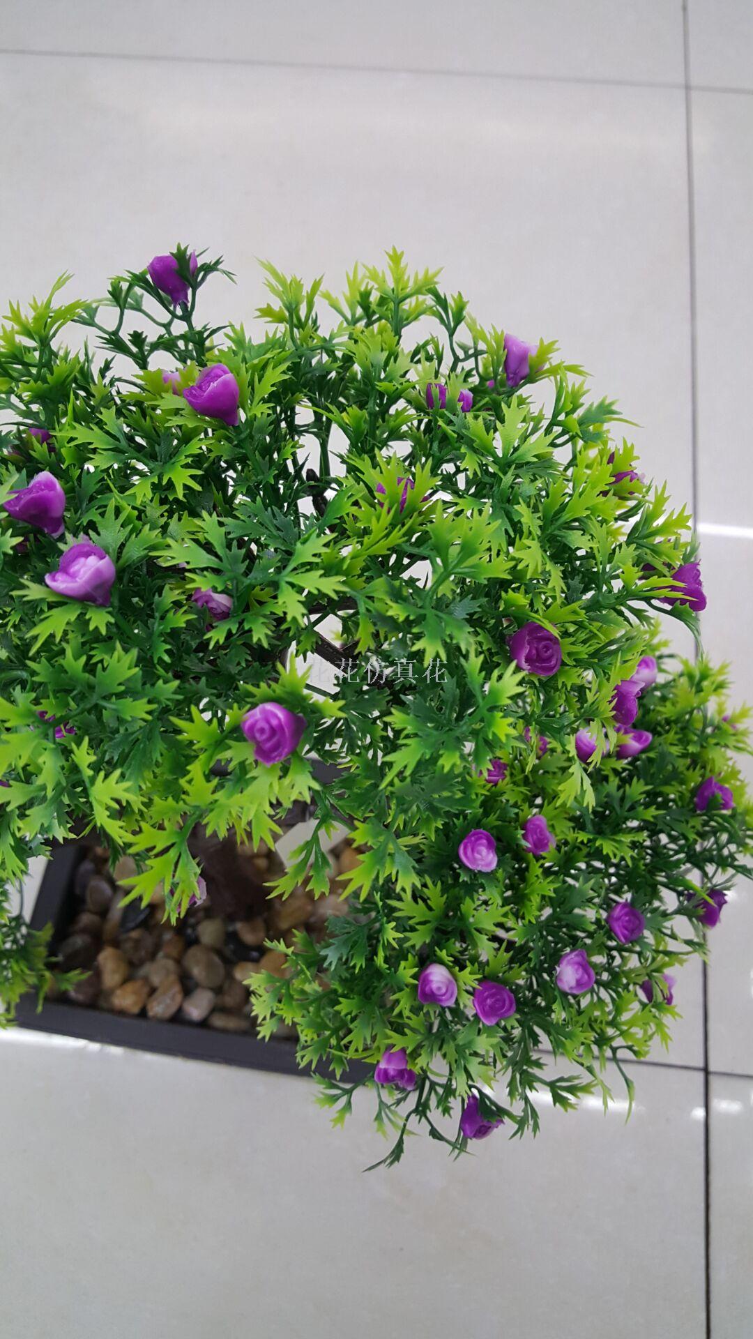 仿真盆栽实物图