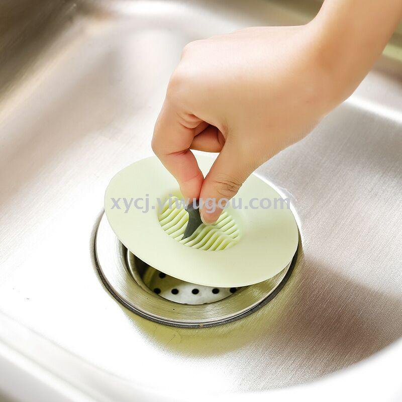 硅胶水槽地漏塞 鲨鱼鳍造型过滤网厨房水槽塞 卫生间防堵地漏图