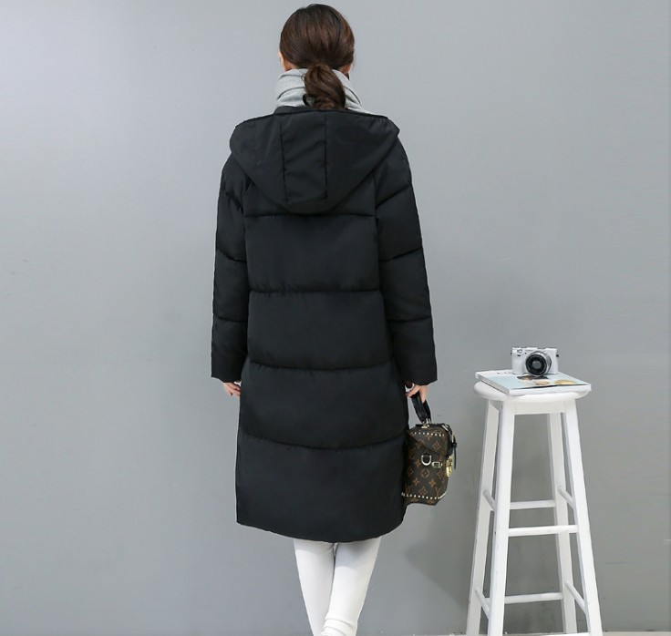 Winter cotton-padded clothes, mid-length cotton-padded jackets, women's down cotton-padded jackets, large-sized thickened slim-fitting cotton-padded jackets, women's outerwear Application Scenario