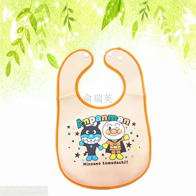 Baby saliva towel, eco-friendly EVA with fleece on the back, three-dimensional waterproof bib, baby feeding bib for children details Picture