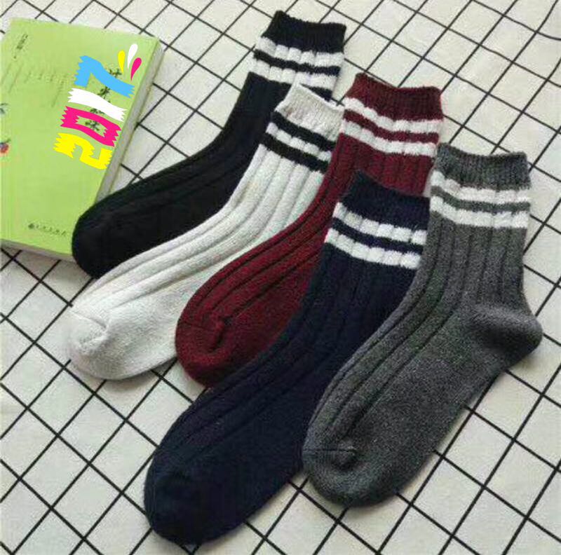 Warm socks, wool socks, Taobao bestsellers, double-needle double-loop wool socks, winter thickened men's and women's socks, rabbit fur socks, boot socks Specification image