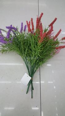 Simulation equipment single 7 head foam lavender decoration living room bedroom table