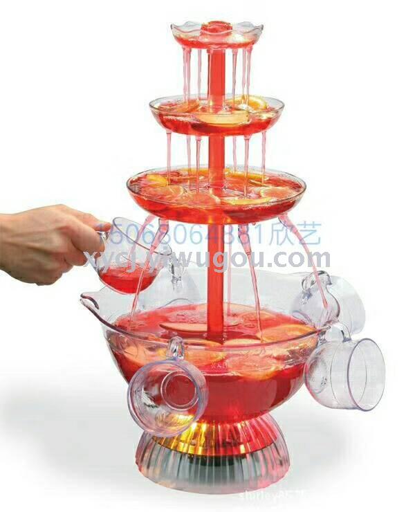 Party fountain Red wine fountain machine Hotel Champagne Restaurant Red wine fountain Specification image