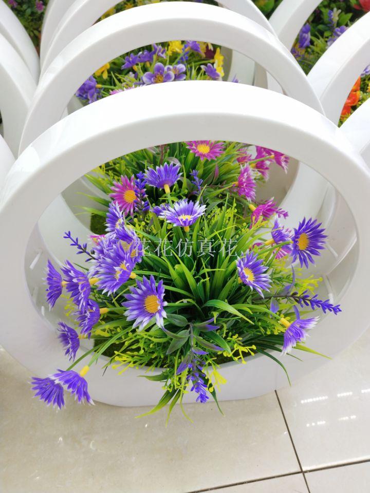 Simulation decoration hanging basin sunflower decoration living room bedroom window