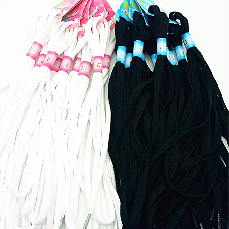 阳光百货 运动鞋跑鞋圆形篮球鞋彩色鞋带圆形鞋带扁平