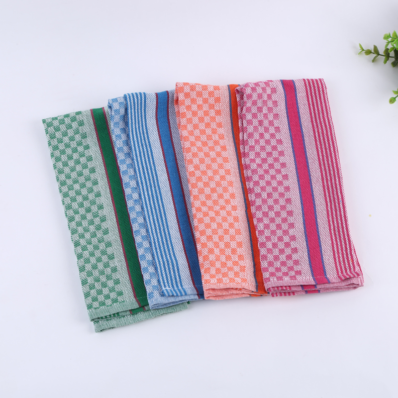 Factory direct sales of home hand towels, striped and checked towels