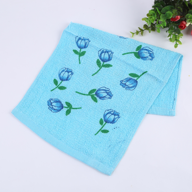Factory direct sales of printed cartoon small towels and household face towels, soft and absorbent details Picture