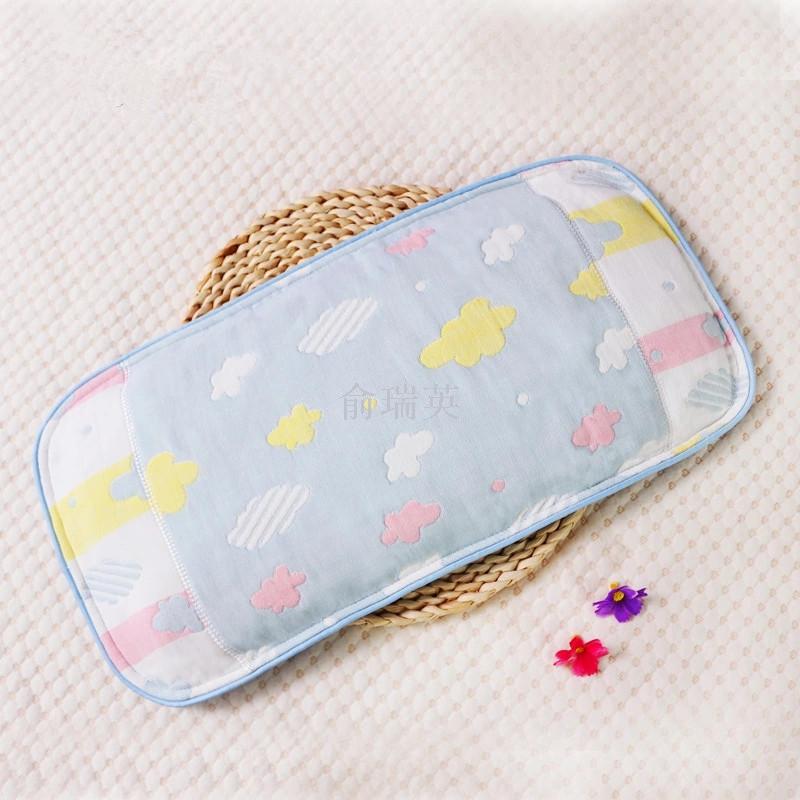 Baby and newborn anti-flat head rectangular gauze baby pillow manufacturer wholesale, consignment, customization, factory direct sales details Picture