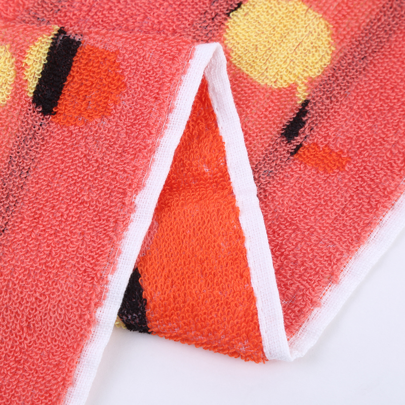 Factory direct sales of pure cotton thickened children's small towels, hand towels and face towels Specification image