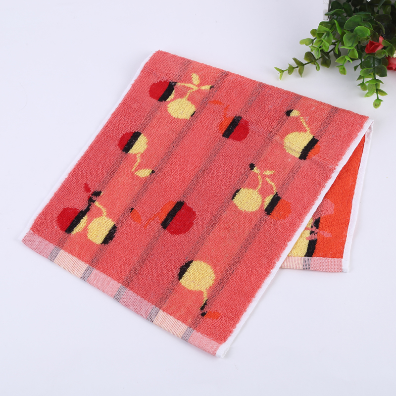 Factory direct sales of pure cotton thickened children's small towels, hand towels and face towels details Picture