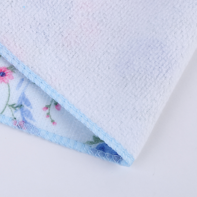Factory direct sales of fresh and simple flower-printed small square handkerchiefs Specification image