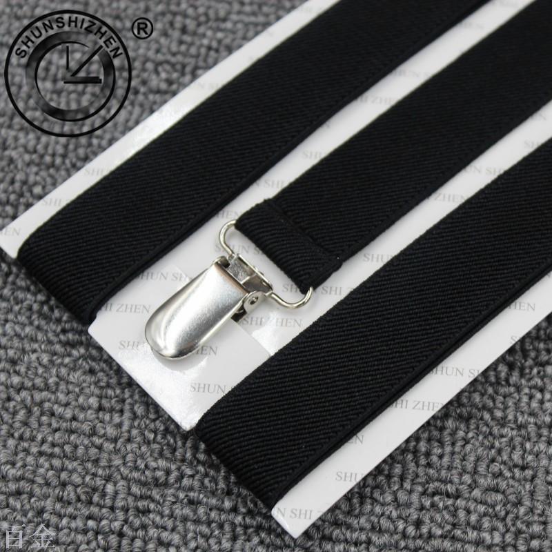 Marca de moda en el sentido de las agujas del reloj monocromo unisex arnés alta estiramiento tres clips arnés elástico sling fabricantes Application Scenario