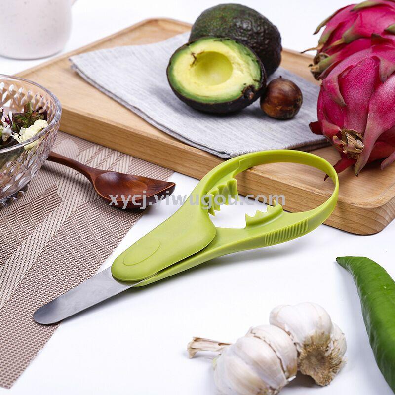Multi-functional avocado knife, pit-removing device, three-in-one fruit and vegetable cutter, avocado pit-removing device