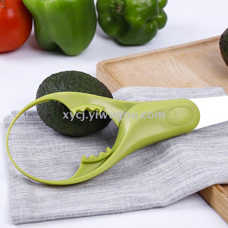 Multi-functional avocado knife, pit-removing device, three-in-one fruit and vegetable cutter, avocado pit-removing device Specification image