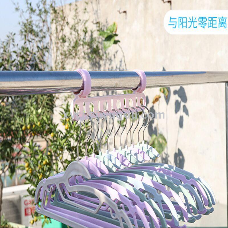 Multi-functional outdoor windproof clothes drying rack, household fixed plastic hanging rack, windproof clothes drying rack lock Specification image