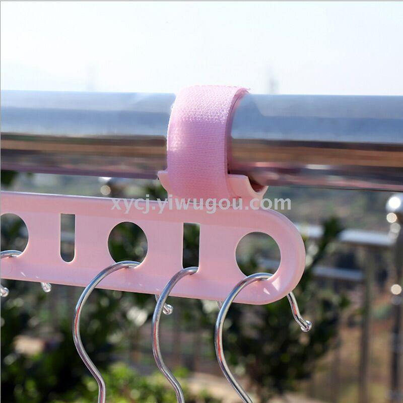 Multi-functional outdoor windproof clothes drying rack, household fixed plastic hanging rack, windproof clothes drying rack lock details Picture