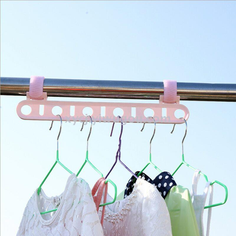 Multi-functional outdoor windproof clothes drying rack, household fixed plastic hanging rack, windproof clothes drying rack lock