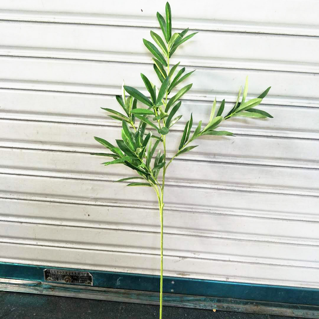 Simulation olive branches living room table tea table vase floral wedding home flowers wedding decoration olive leaves thumbnail